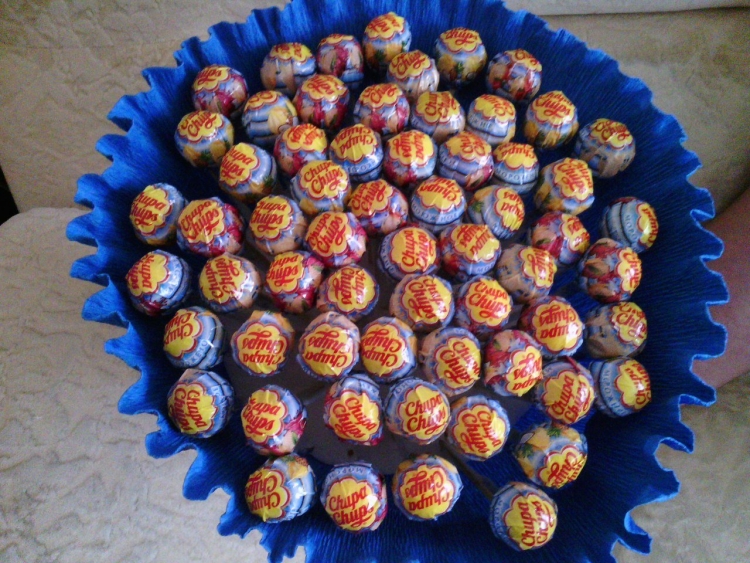 Букет из Чупиков своими руками