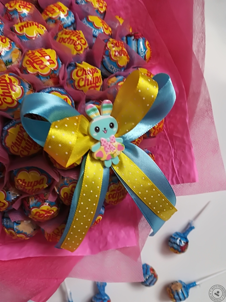 Букет из 3 Чупа чупсов