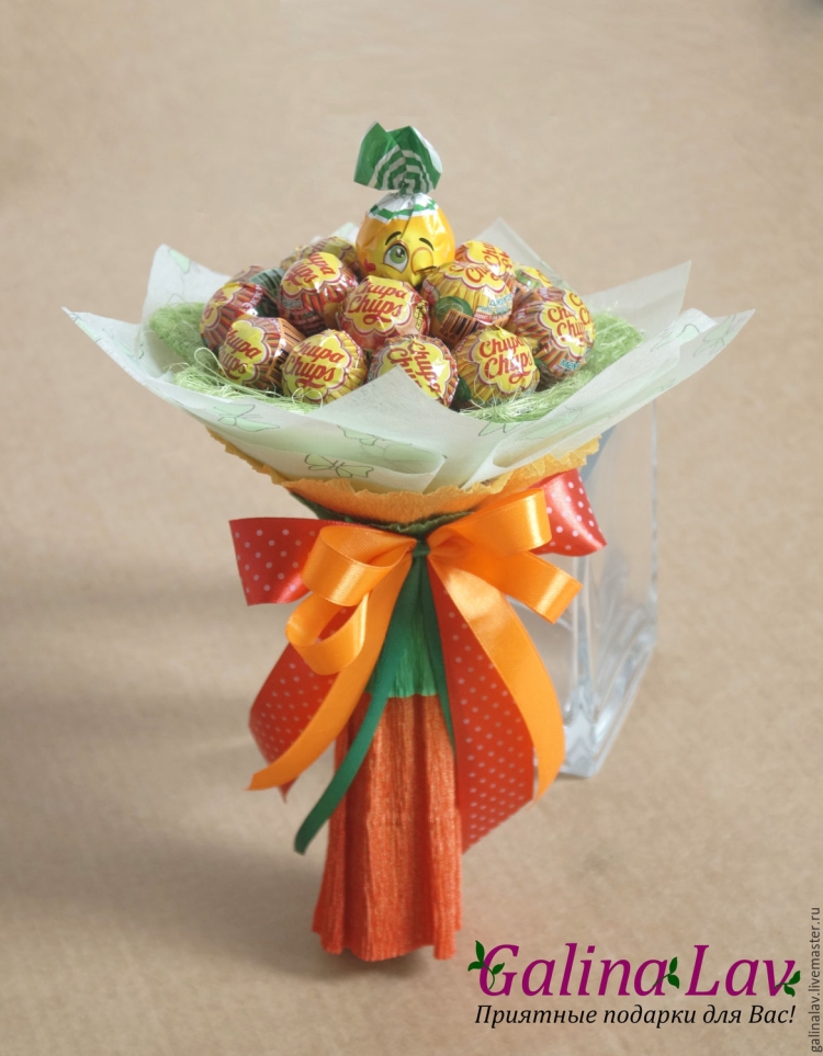 Корзинка с Чупа чупсами