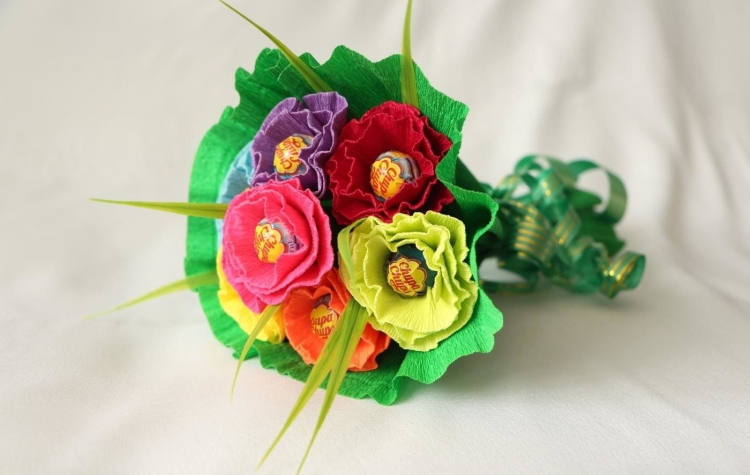 Букет из Чупа Чупс мастер класс