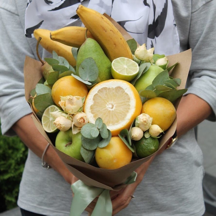 Фруктовый букет из бананов