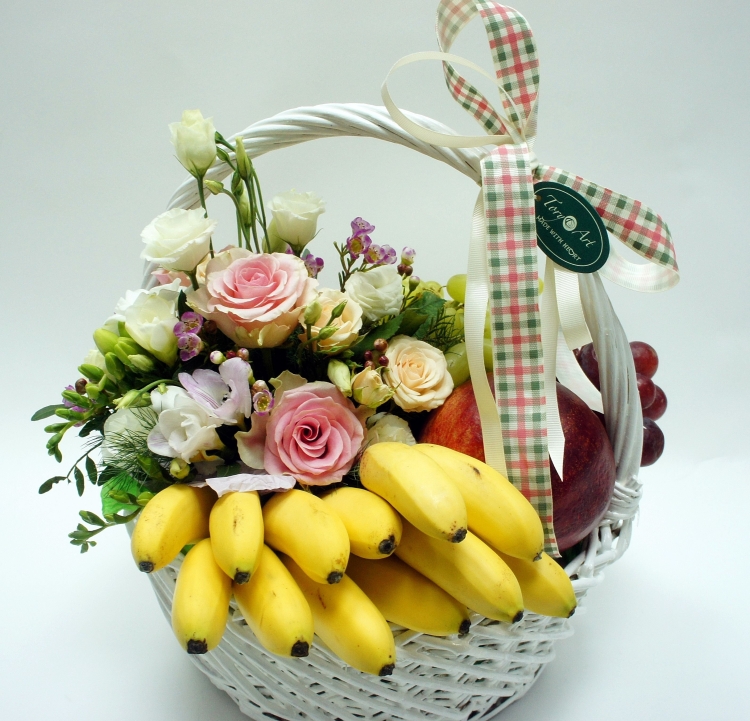 Цветочно-фруктовые композиции