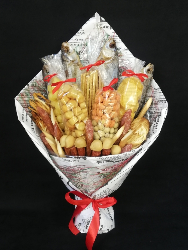 Букет с пивом для мужчины