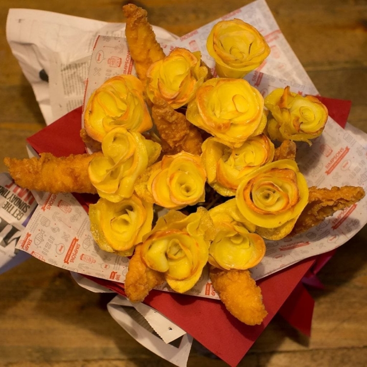 Букет из чипсов