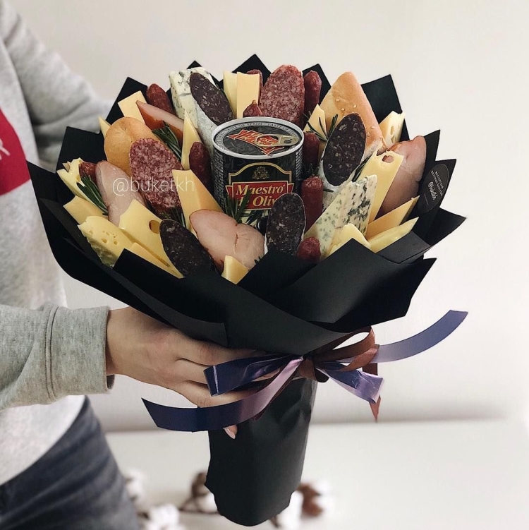 Съедобные букеты для мужчин