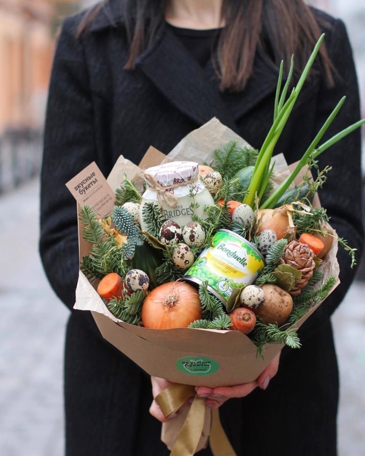 Продуктовый букет для женщин