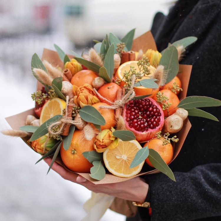 Осенний съедобный букет