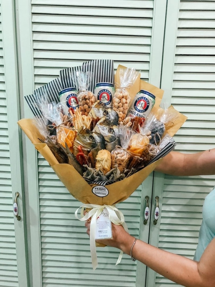 Съедобный букет для беззубых