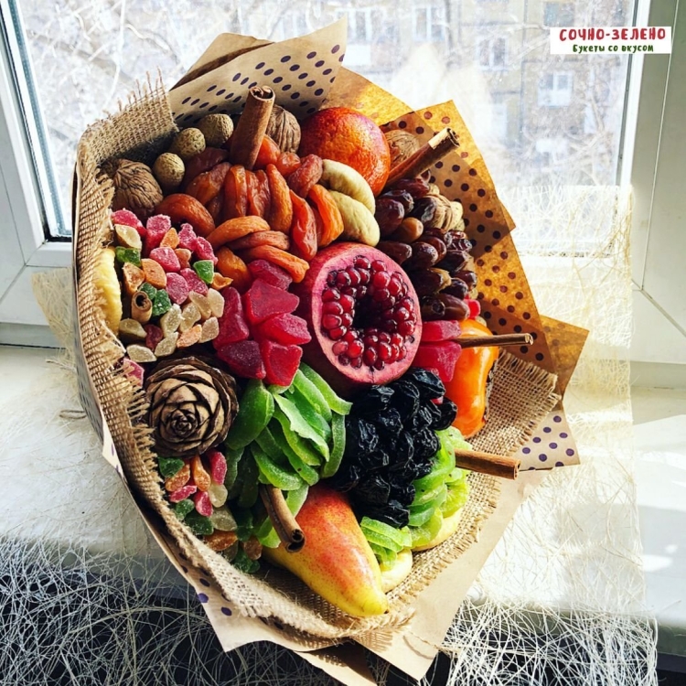 Съедобный букет на годовщину свадьбы