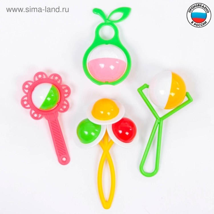 Набор погремушек 3 летний сад 2с355