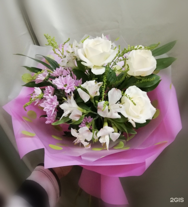 Сочетаются тюльпаны с хризантемой