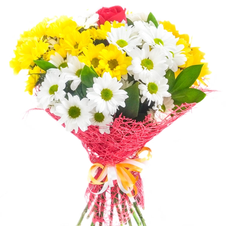Букетище хризантем