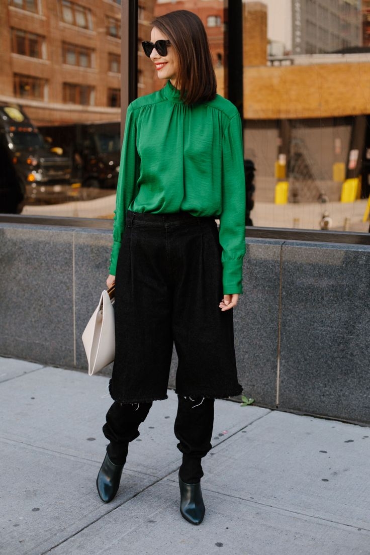 Зеленый черный стритстайл