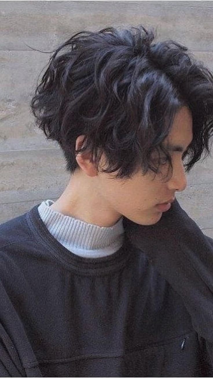 Томбой стрижка корейский Боб кудрявые