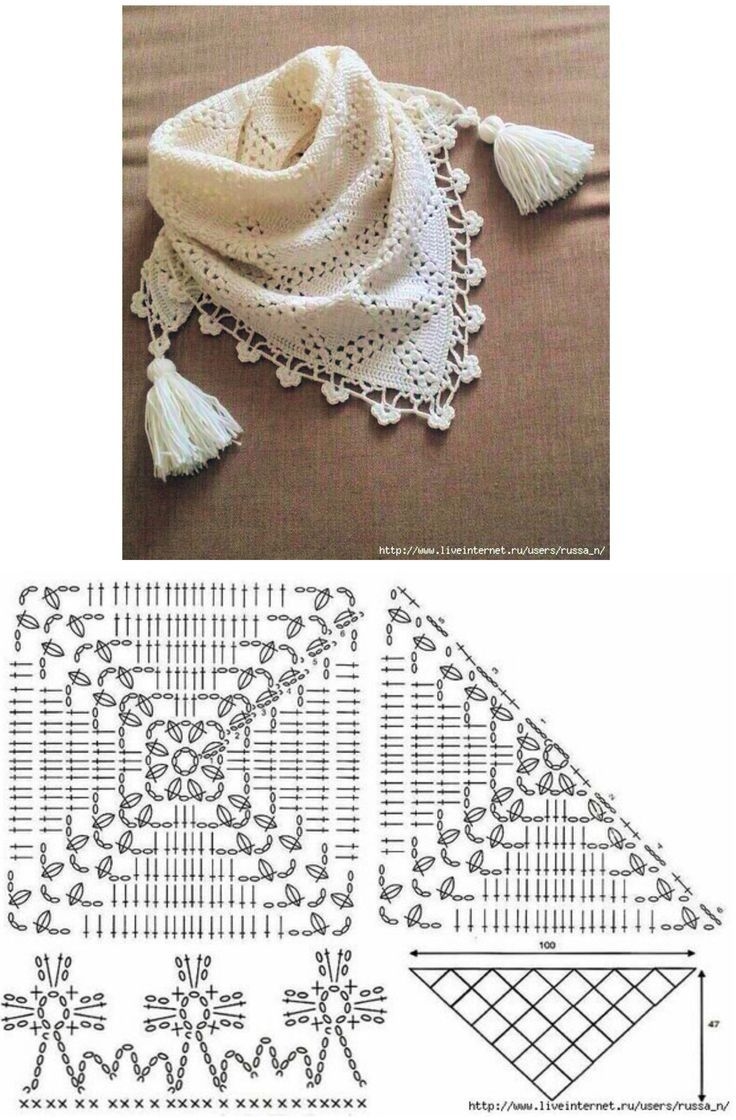 Бактус крючком схемы вязания