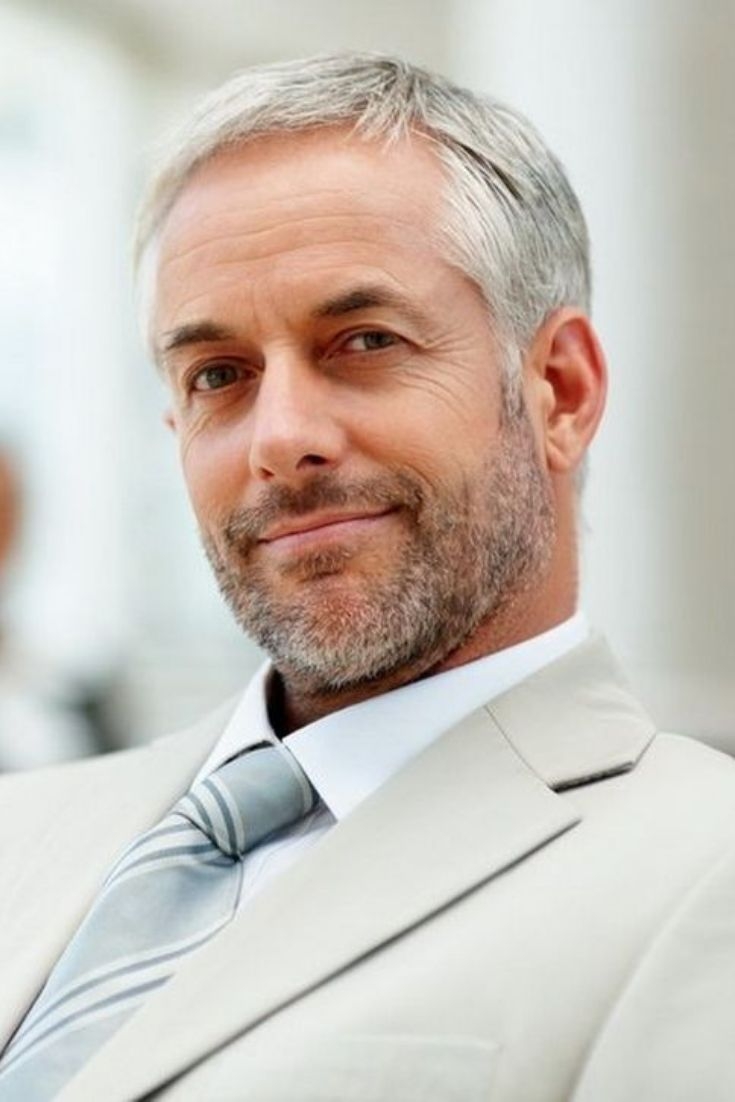 Прически для пожилых мужчин