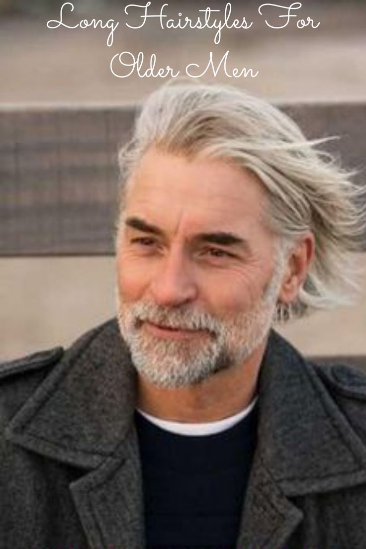 Мужские стрижки для седых волос