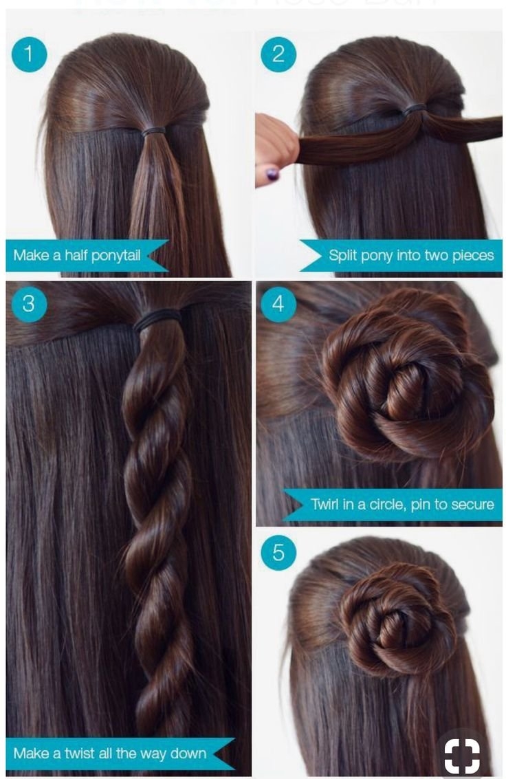 Лёгкие причёски на средние волосы самой себе за 5 минут