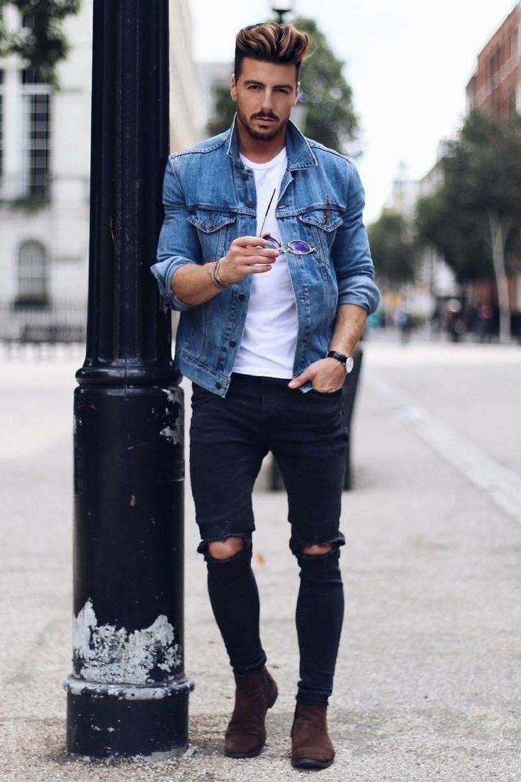 Denim Jacket Style men