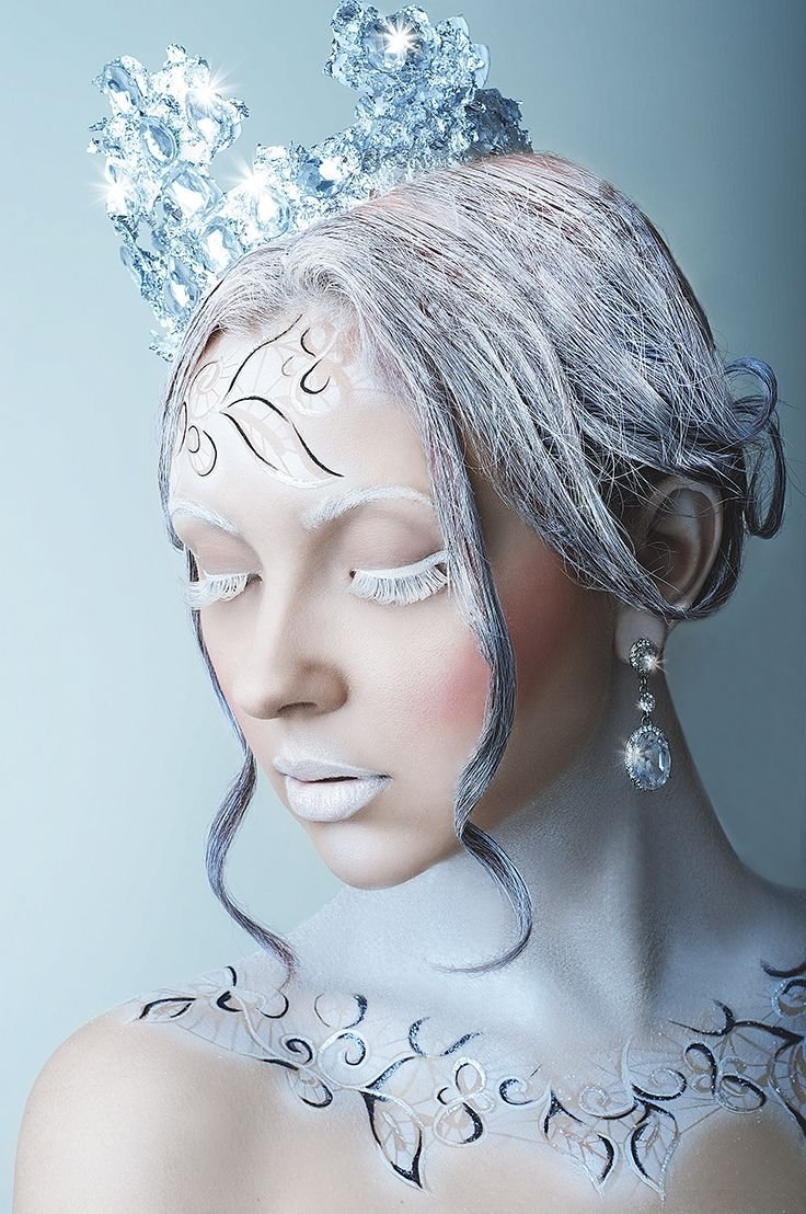 Макияж в стиле снежной королевы