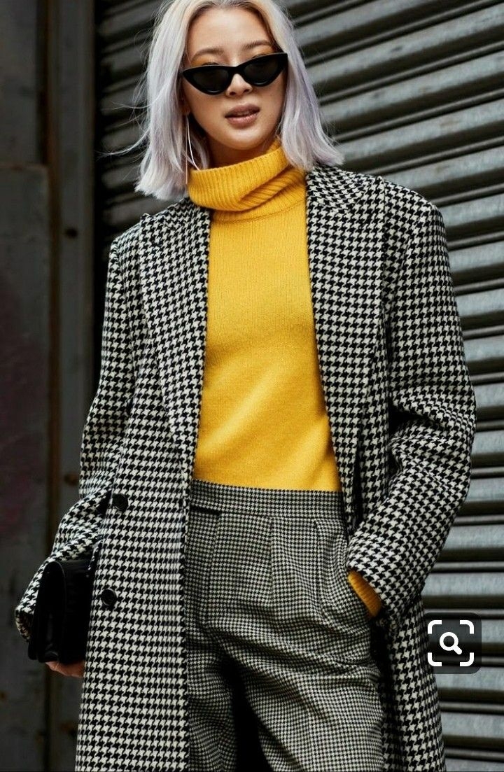 Гусиная лапка тренд Street Style