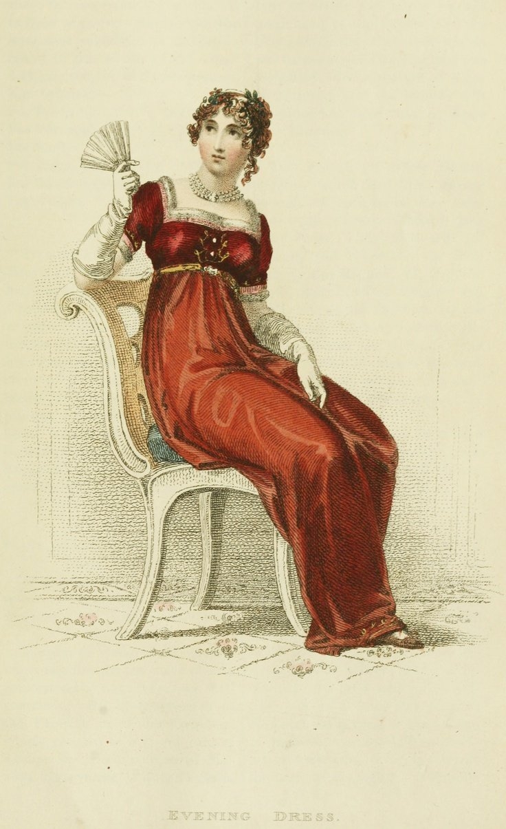 Женский костюм эпохи Ампир 19 век