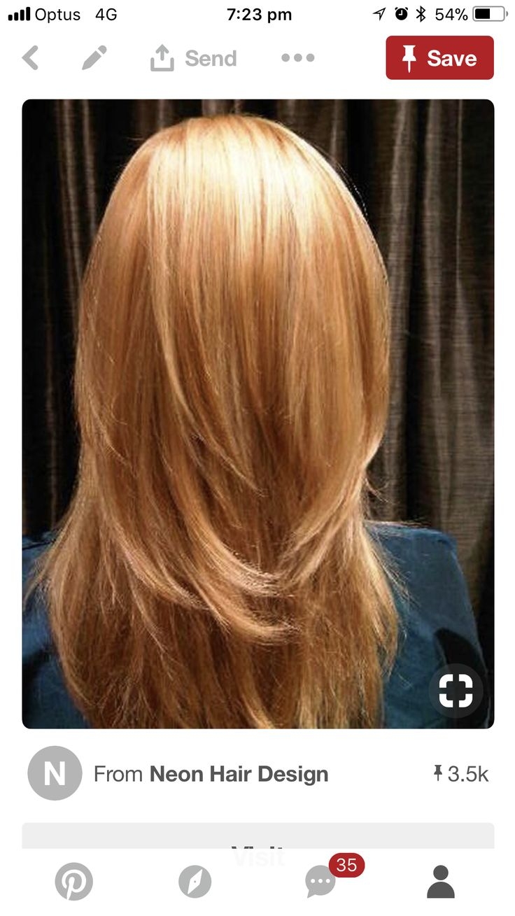 Светло рыжие волосы с мелированием