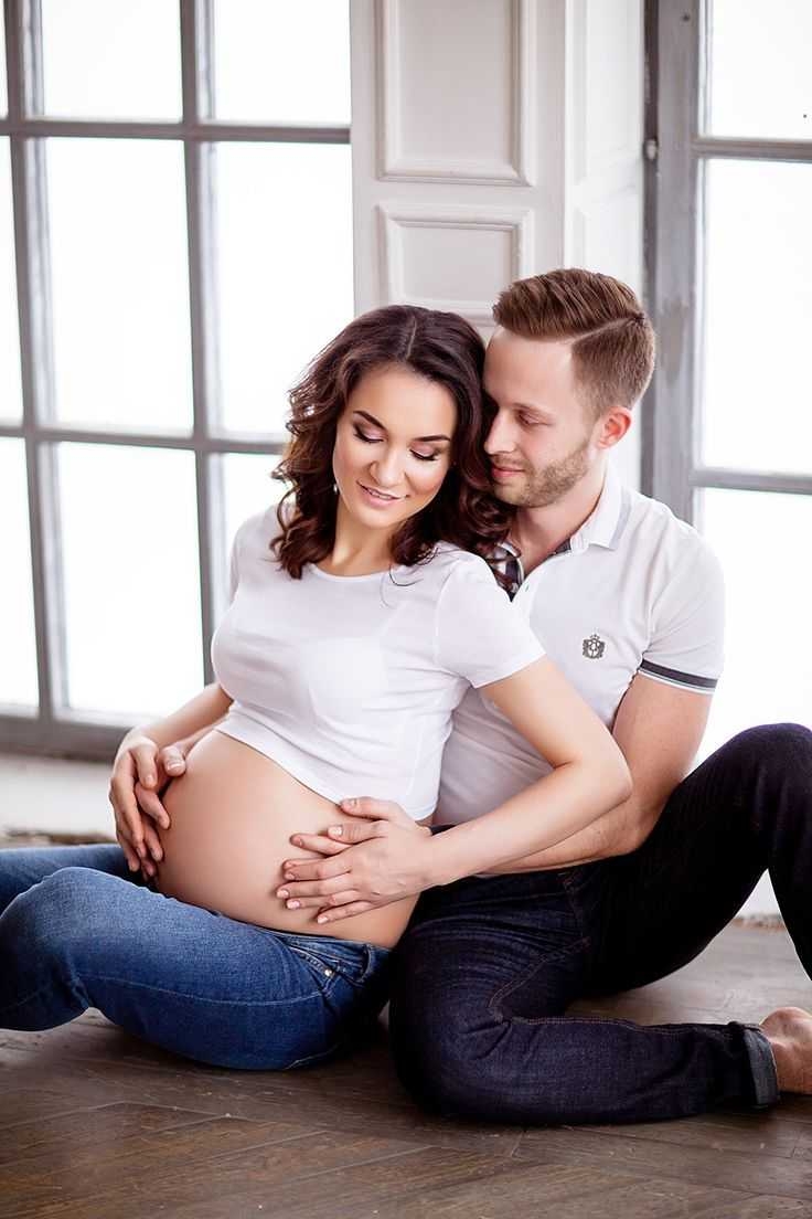 Фотосессия беременности с мужем