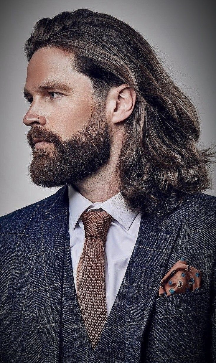 Удлиненные мужские прически