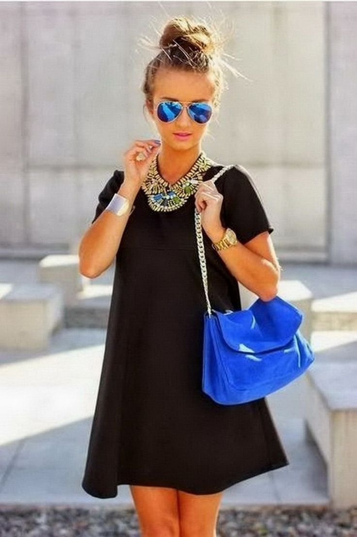 Украшения к черному платью