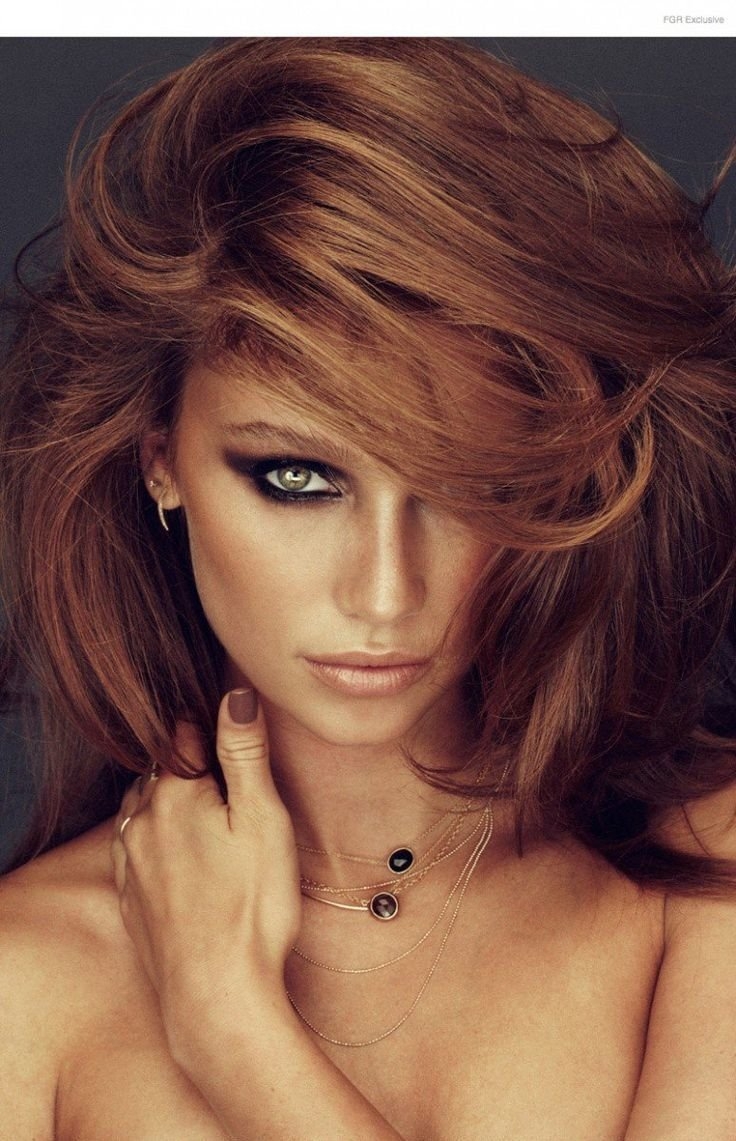 Карамельный цвет волос для зеленых глаз