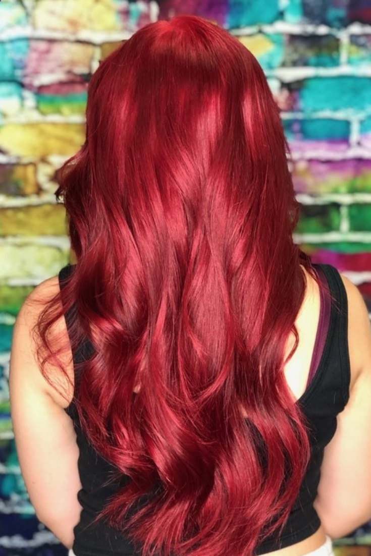 Красный цвет волос