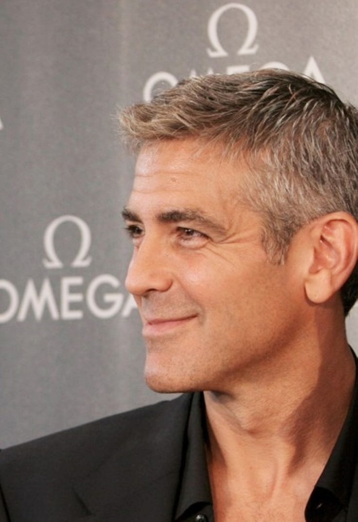 Джордж Клуни волосы