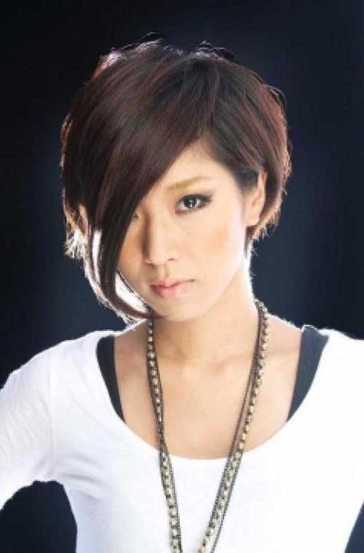 Азиатские стрижки на короткие волосы