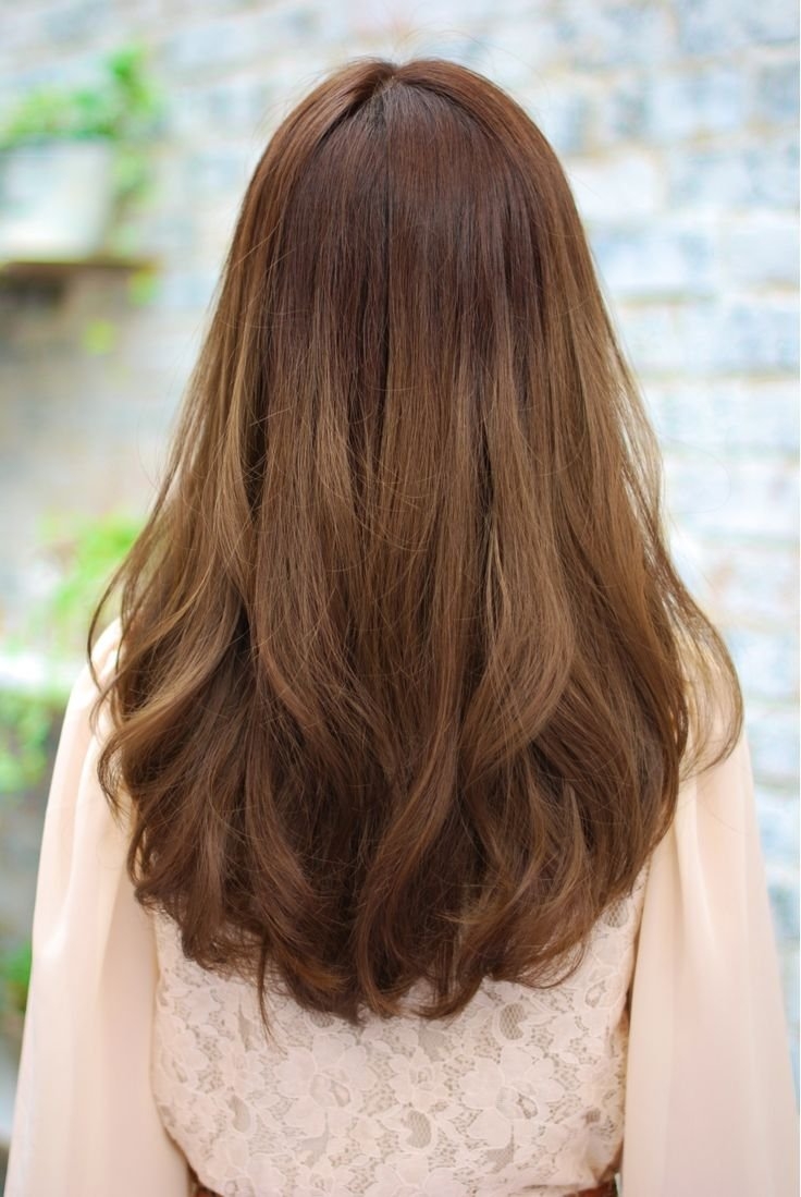 Стрижки на длинные волосы полугруг