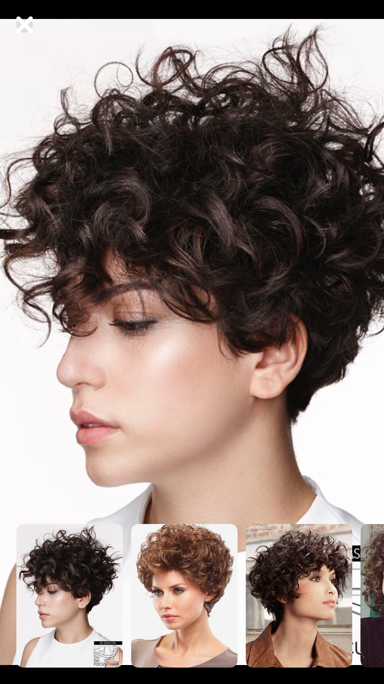 Креативные стрижки на кудрявые волосы