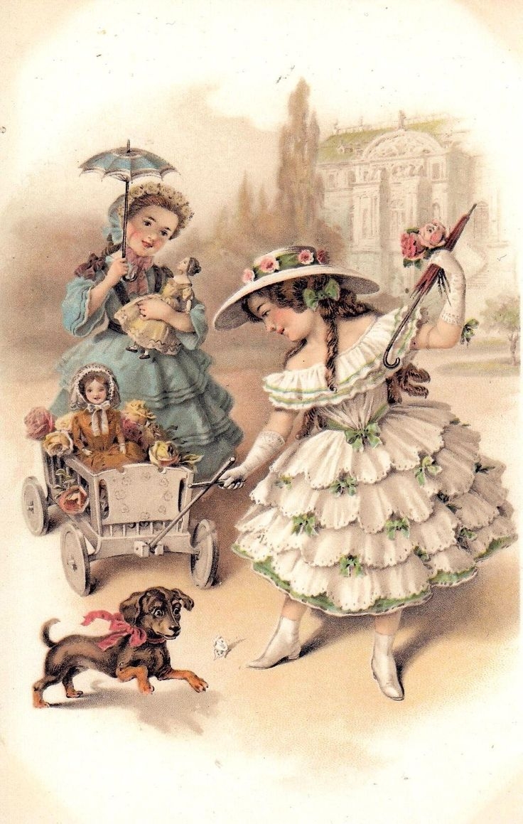 Винтажные открытки с днем рождения