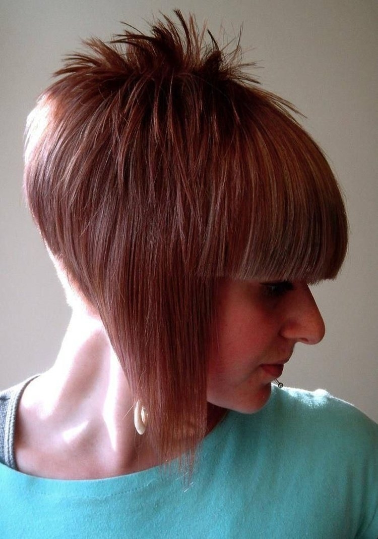 Градуированное каре Боб короткая макушка