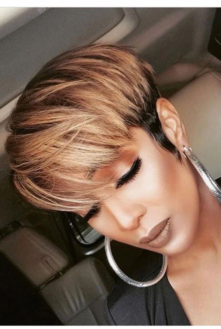 Мелирование на очень короткие волосы