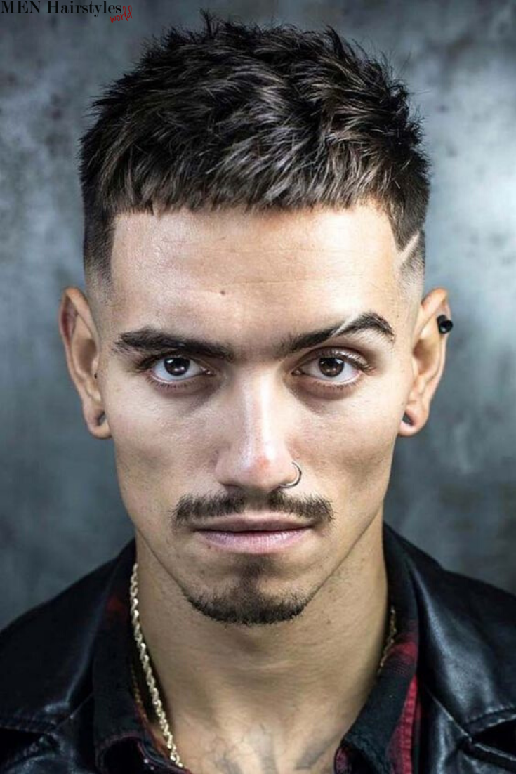 Рваная стрижка мужская