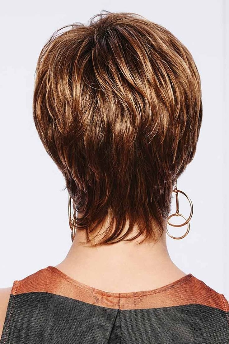 Короткие стрижки для женщин вид сзади