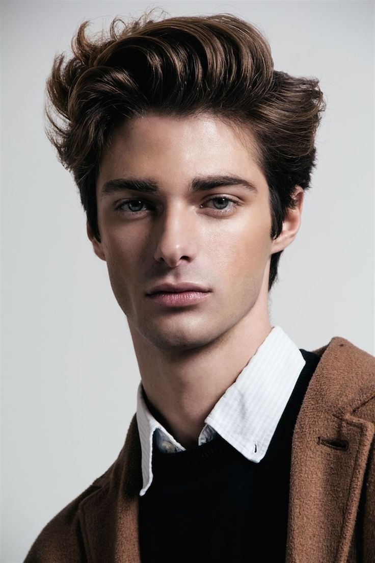 Каштановый цвет волос у мужчин