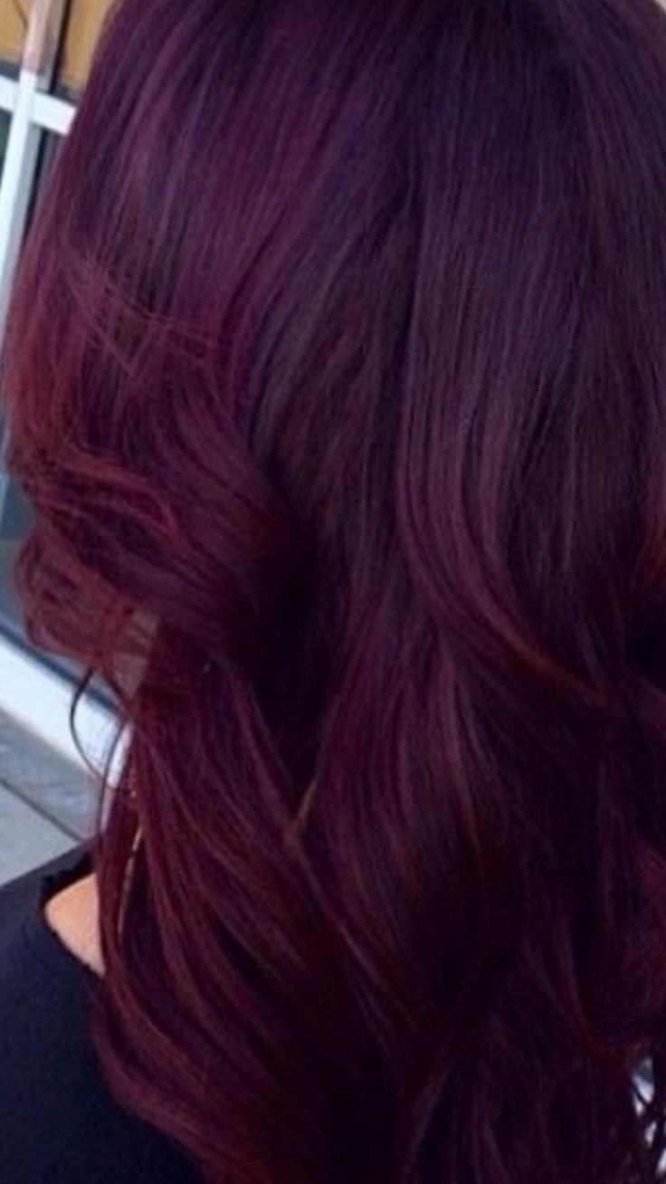 Бургунди Браун цвет волос
