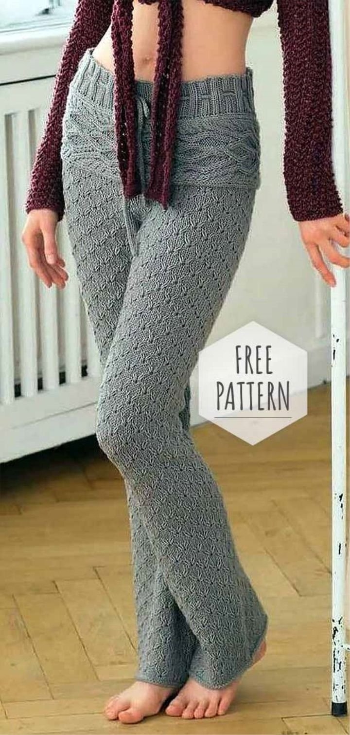 Вязаные штаны