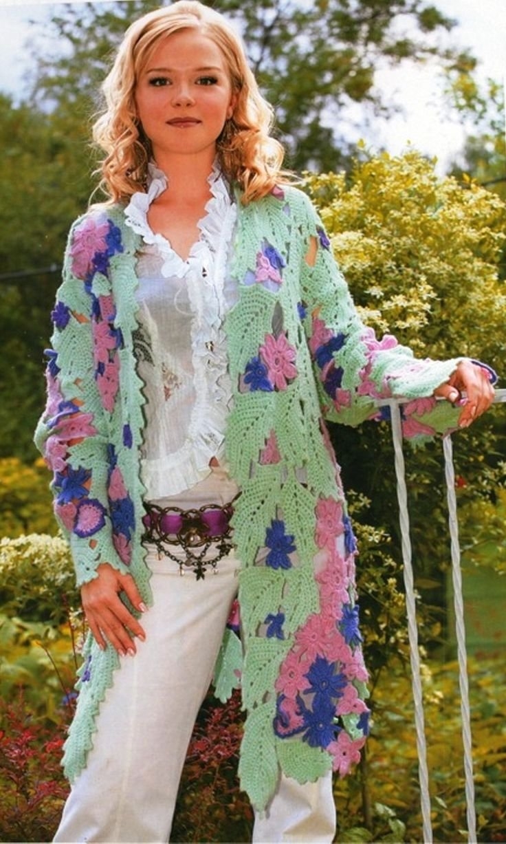 Кардиган из мотивов