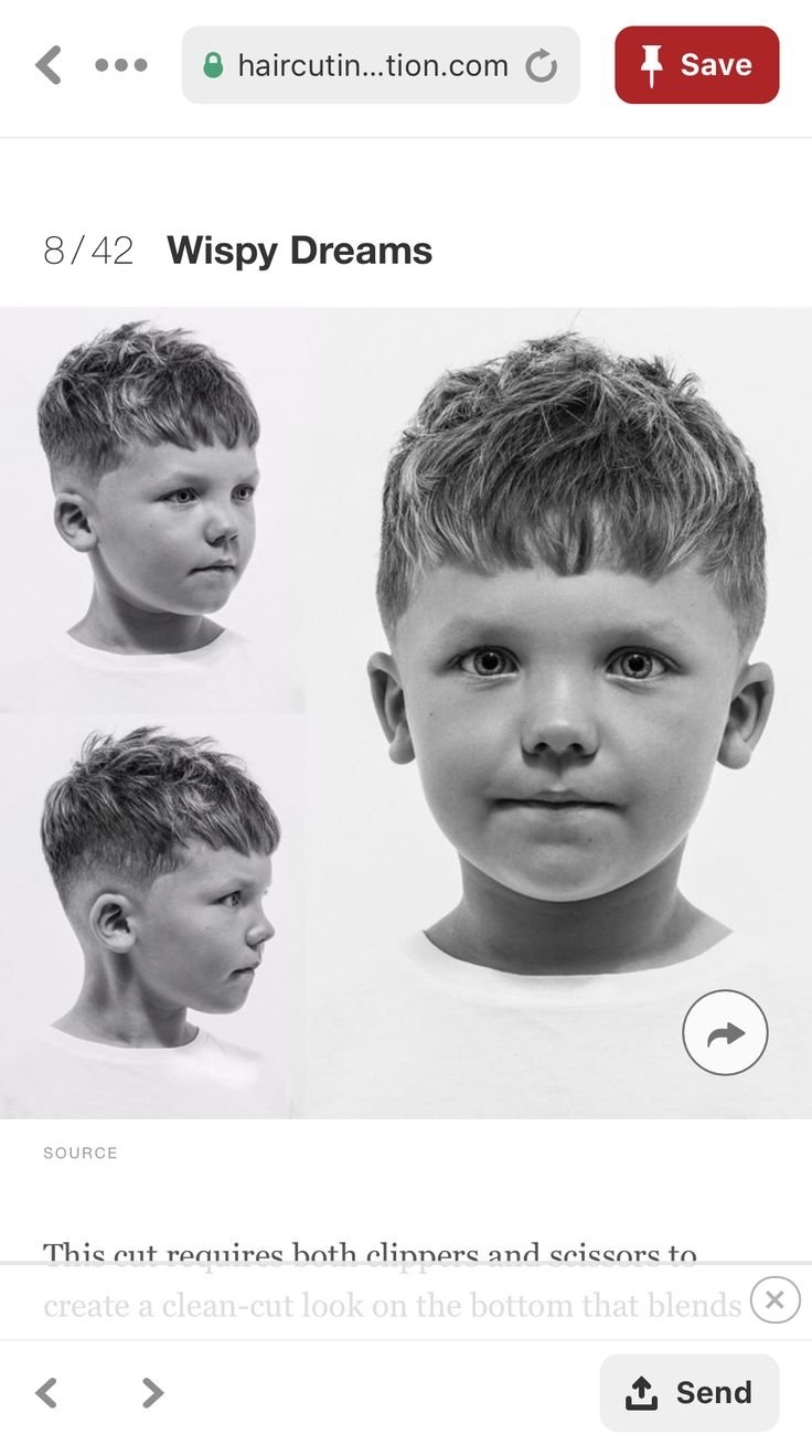 Стрижка Цезарь для мальчиков