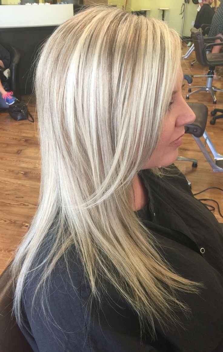 Частое мелирование на светлые волосы
