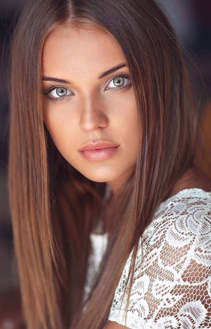 Цвет волос шатенка фото у девушек