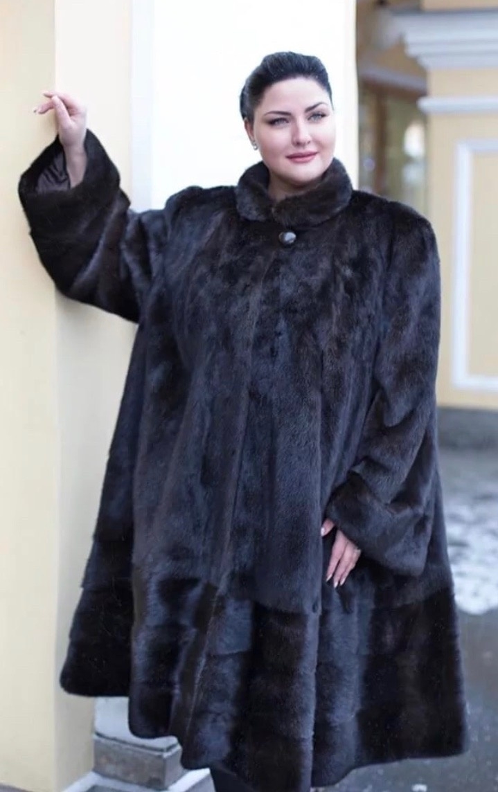 Норковые шубы для полных женщин