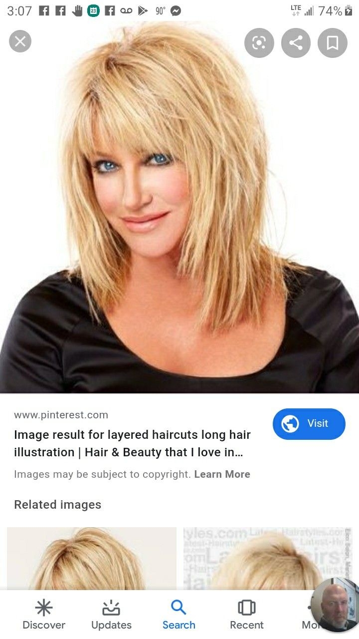 Каскад Аврора на средние волосы